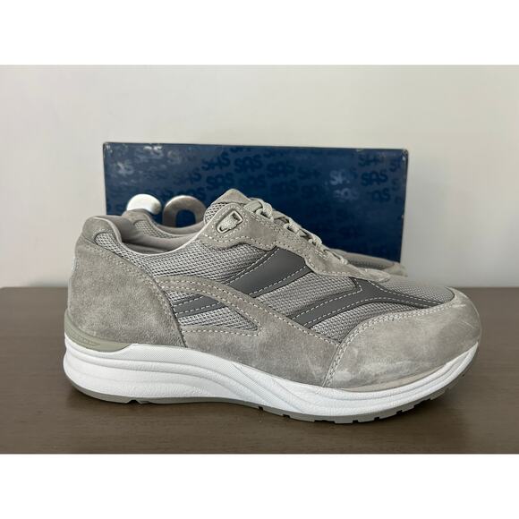 SAS Journey Men’s Walking Shoes 11.5 Triple Wide Orthopedic Gray Comfort Sneaker - Picture 2 of 12